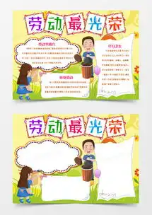 劳动最光荣五一劳动节手抄报模版word模板下载熊猫办公
