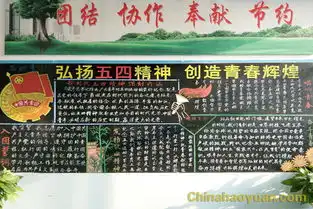 团委开展弘扬五四精神,创造青春辉煌主题板报比赛