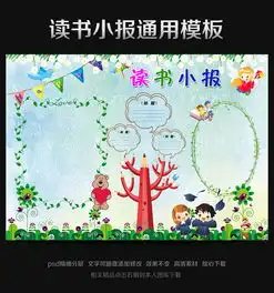 a4小报排版读书小报模板边框小报设计图片psd图下载西方名著手抄报大全编号13134726