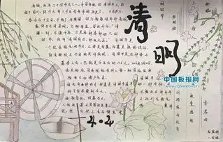 清明节手抄报精选,你要的这里都有